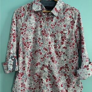 Tommy Hilfiger Floral Button Down Shirt